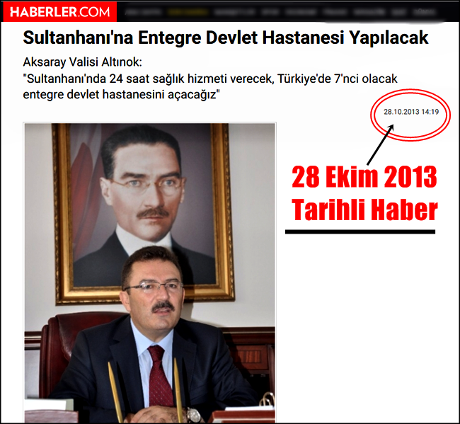 İNŞAATI YARIM KALAN SULTANHANI İLÇE HASTANESİ KADERİNE Mİ TERK EDİLDİ