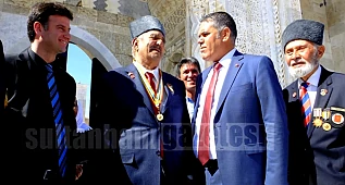 Sultanhanlı Kore Gazisi Ömer Oymak Madalyasını aldı