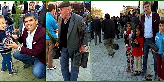 Sultanhanında 20 bin Fidan Dağıtıldı