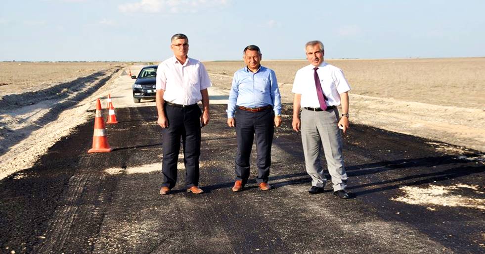 ESKİL KÖY YOLLARINI AKSARAY İL ÖZEL İDARESİ YENİLİYOR