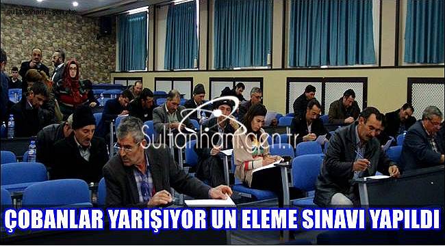 ÇOBANLAR YARIŞIYOR UN 2017 ELEME SINAVI YAPILDI