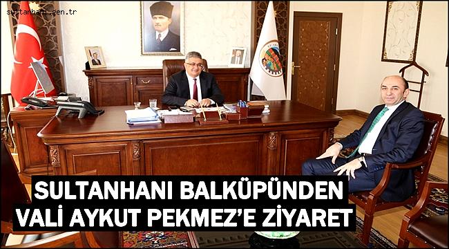 BALKÜPÜ ŞEKER FABRİKASINDAN VALİ AYKUT PEKMEZ&#039;E ZİYARET