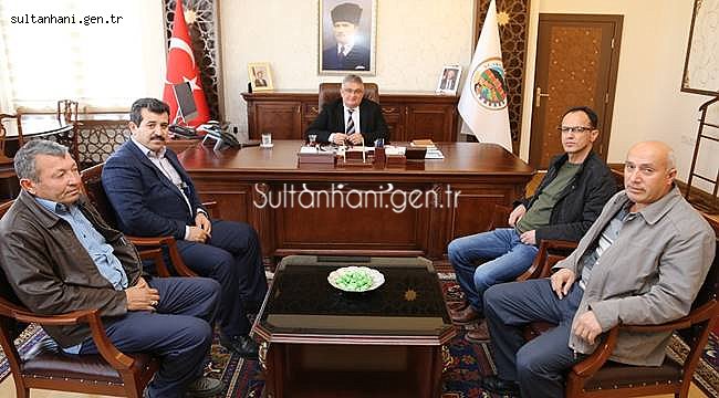 ESKİL KÖY MUHTARLARINDAN VALİ PEKMEZ&#039;E ZİYARET