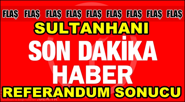 SULTANHANI REFERANDUM SONUÇLARI, 16 NİSAN SULTANHANI SEÇİM SONUÇLARI