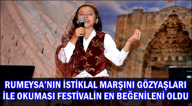 RUMEYSA&#039;NIN GÖZYAŞLARI İLE İSTİKLAL MARŞINI OKUMASI FESTİVALİN EN BEĞENİLENLERİNDEN OLDU