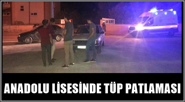 ESKİL 75. YIL ANADOLU LİSESİNDE TÜP PATLAMASI