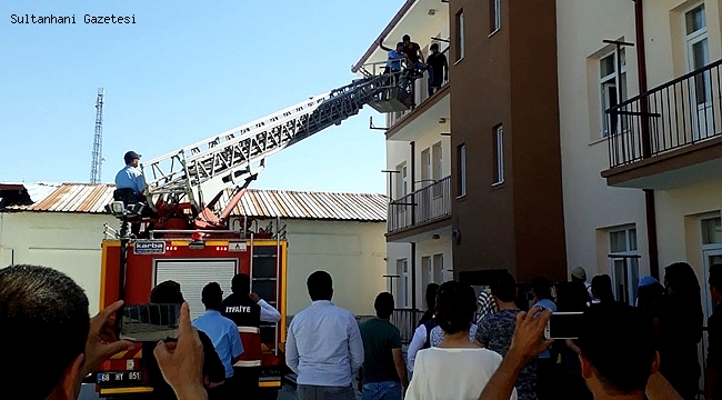 ESKİL MESLEK YÜKSEKOKULUNDA YANGIN TATBİKATI