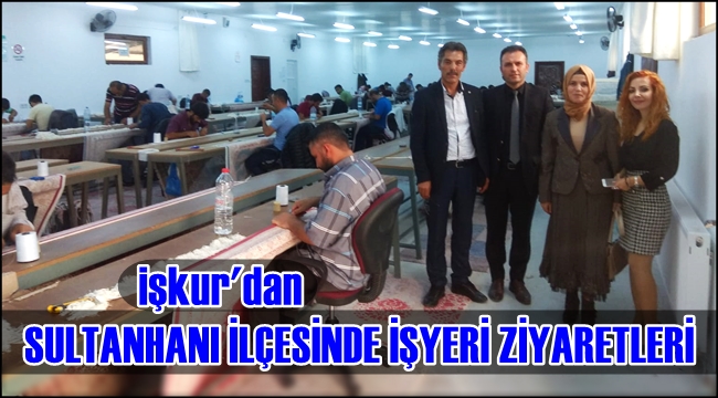 İŞKUR&#039;DAN SULTANHANI İLÇESİNDE İŞYERİ ZİYARETLERİ