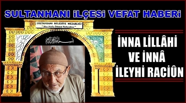 ALİ OĞLU MEHMET CANLI VEFAT ETTİ 29.12.2018 CUMARTESİ