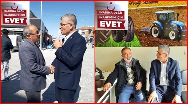 GÜDENDEDE BAĞIMSIZ İL GENEL MECLİS ÜYESİ ADAYI OLARAK ESKİL&#039;DE FARKLI BİR SEÇİM ÇALIŞMASI YÜRÜTÜYOR