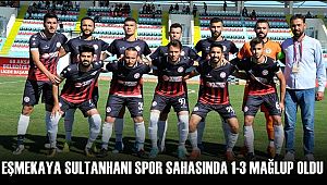 EŞMEKAYA SULTANHANI SPOR SAHASINDA 1-3 MAĞLUP OLDU