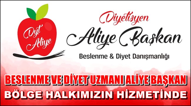 BESLENME VE DİYET UZMANI ALİYE BAŞKAN BÖLGE HALKIMIZIN HİZMETİNDE