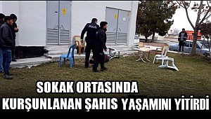 ESKİL İLÇESİNDE SOKAK ORTASINDA KURŞUNLANAN ŞAHIS YAŞAMINI YİTİRDİ