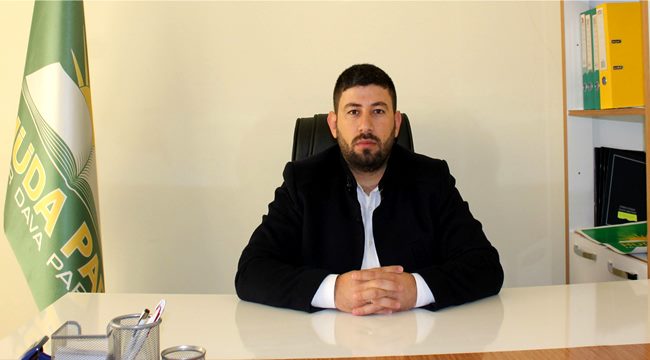 HÜDA PAR AKSARAY İL BAŞKANI ÖZGÜR KALKAN &#039;KUDÜS MÜSLÜMANLARIN SİYASİ BAŞKENTİDİR&#039;