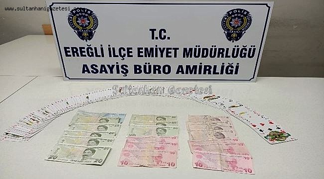 KONYA EREĞLİDE KAHVEHANEYE KUMAR OPERASYONU