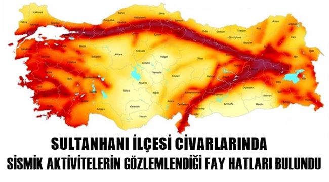 SULTANHANI İLÇESİ CİVARLARINDA SİSMİK AKTİVİTELERİN GÖZLEMLENDİĞİ FAY HATLARI BULUNDU