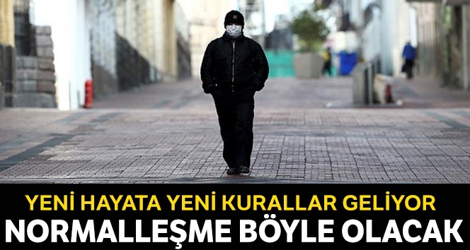 Ülkemizde Virüsle birlikte Yeni hayata yeni kurallar geliyor