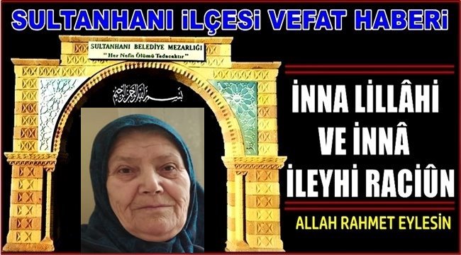 MUSTAFA EŞİ DÖNDÜ OYMAK VEFAT ETTİ 19.08.2020 ÇARŞAMBA