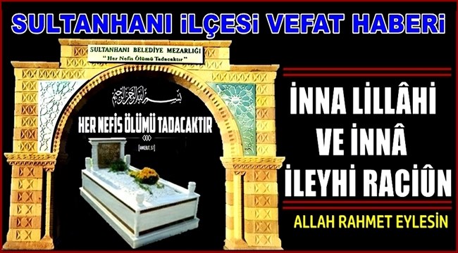 HACI KERİM KIZI ELMAS SARI VEFAT ETTİ 26.11.2020 PERŞEMBE