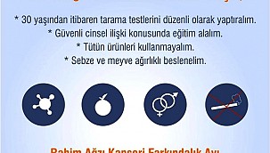 OCAK AYI: RAHİM AĞZI (SERVİKS) KANSERİ FARKINDALIK AYI 2021 
