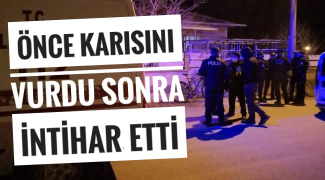 AKSARAY&#039;DA EŞİNİ TÜFEKLE ÖLDÜREN KOCA İNTİHAR ETTİ