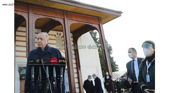 Erdoğan, cuma namazı sonrası soruları yanıtladı