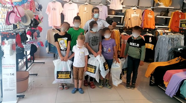 GURBETÇİ DERNEĞİ 200 ÇOCUĞUN YÜZÜNÜ GÜLDÜRDÜ !!!