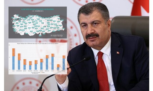 Bakan Koca iki önemli tabloyu paylaştı