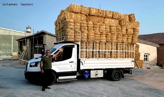 ESKİL İLÇESİNDE GECE TARLADAN SAMAN BALYASI ÇALINDI