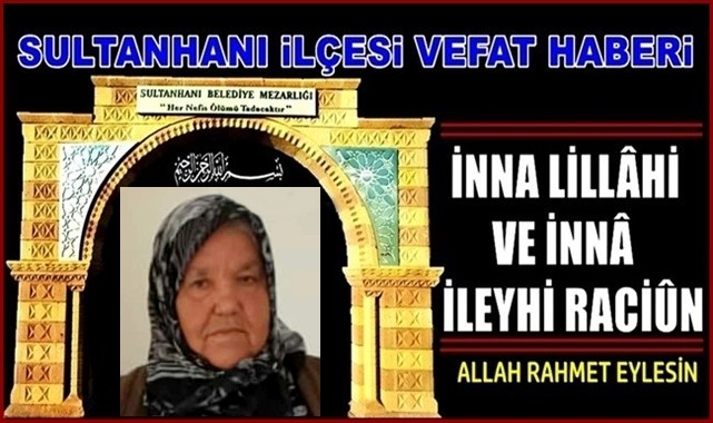 DERVİŞ EŞİ AYNUR KÖKOĞLU VEFAT ETTİ 28.09.2021 SALI