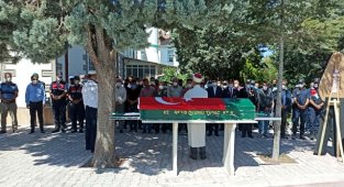 KORE GAZİSİ ÖMER OYMAK SULTANHANINDA SON YOLCULUĞUNA UĞURLANDI