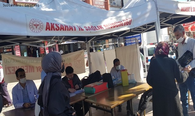 SAĞLIK MÜDÜRLÜĞÜNÜN MEYDANDAKİ ÇADIRLARINDA 10070 KİŞİ AŞILANDI!!!