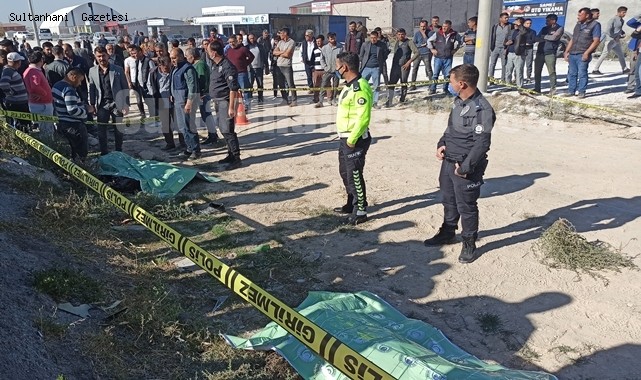 SULTANHANI İLÇESİNDE FECİ KAZA 2 ÖLÜ