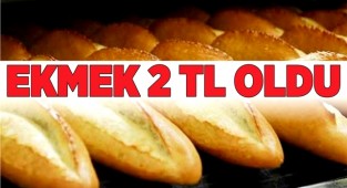 SULTANHANI İLÇESİNDE EKMEK 2 LİRA OLDU