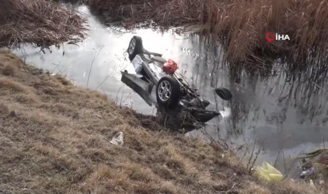 Aksaray'da sulama kanalına düşen Otomobilin 19 yaşındaki sürücüsü hayatını kaybetti