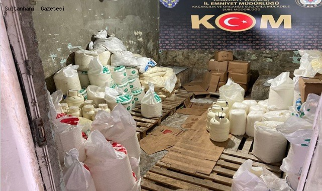 AKSARAY&#039;DA KAÇAK USULSÜZ ve SAĞLIKSIZ PEYNİR ÜRETİMİ YAPAN İŞ YERİNE OPERASYON