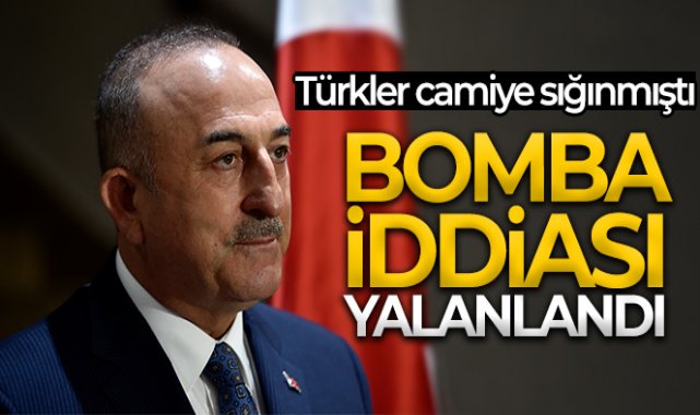 Bakan Çavuşoğlu&#039;ndan Ukrayna&#039;da camiye sığınan Türkler hakkında açıklama