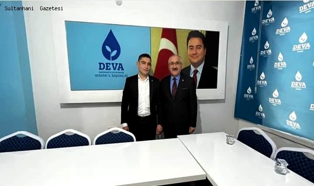 DEVA PARTİSİ SULTANHANI İLÇE BAŞKANI İHSAN SOLAK OLDU