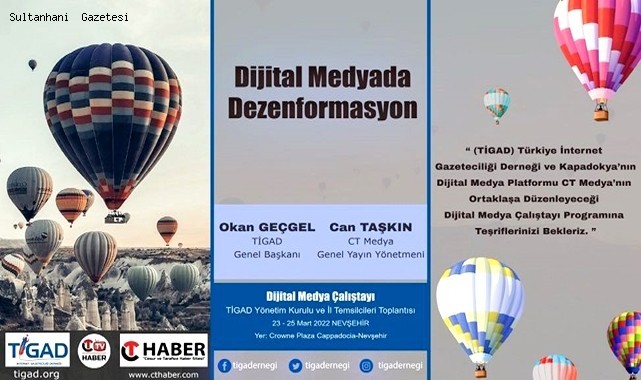 SULTANHANI GAZETESİ OLARAK BÜYÜK MEDYA ÇALIŞTAYINA AKSARAY&#039;I TEMSİLEN KATILIM SAĞLAYACAĞIZ