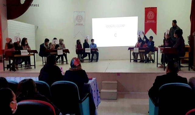 SULTANHANI İLÇESİNDE İNGİLİZCE BİLGİ YARIŞMASI DÜZENLENDİ
