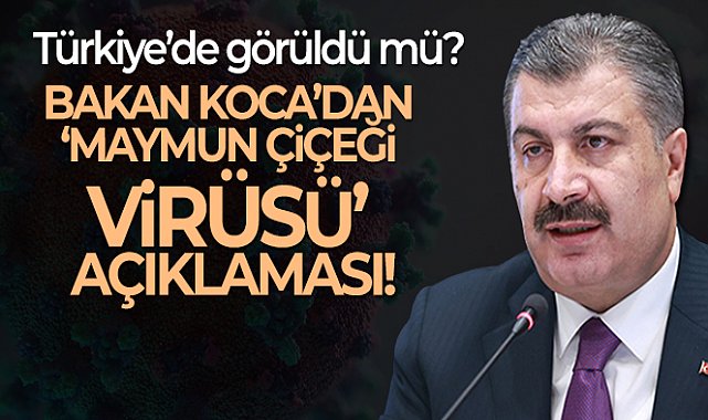 Sağlık Bakanı Koca: &#039;Bugüne kadar bizde maymun çiçeği vakası olmadı&#039;