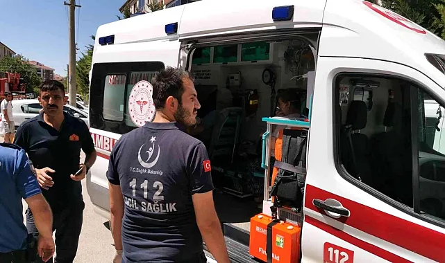 Aksaray&#039;da Zihinsel engelli gencin çıkardığı yangında anne ve babası yaralandı