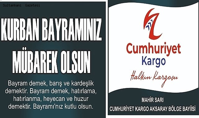 CUMHURİYET KARGO BAYRAM MESAJI