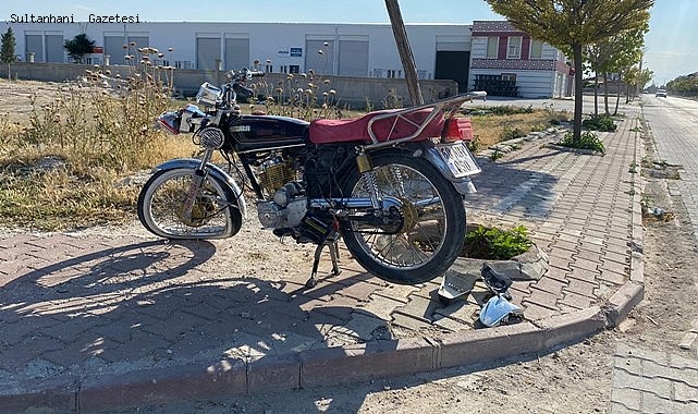 SULTANHANLI 2 GENÇ ESKİL İLÇESİNDE MOTOSİKLET KAZASI YAPTI
