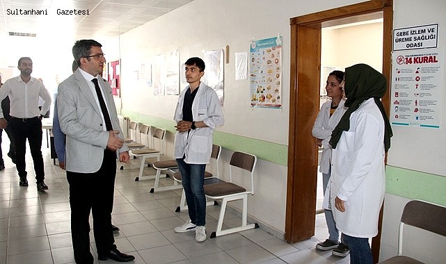 AKSARAY YENİ İL SAĞLIK MÜDÜRÜ GÜLEÇ YAPIMI YILAN HİKAYESİNE DÖNEN HASTANE İNŞAATINI İNCELEDİ