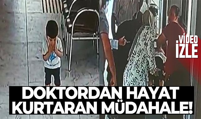 Nefes borusuna şeker kaçan çocuğun imdadına aile hekimi yetişti