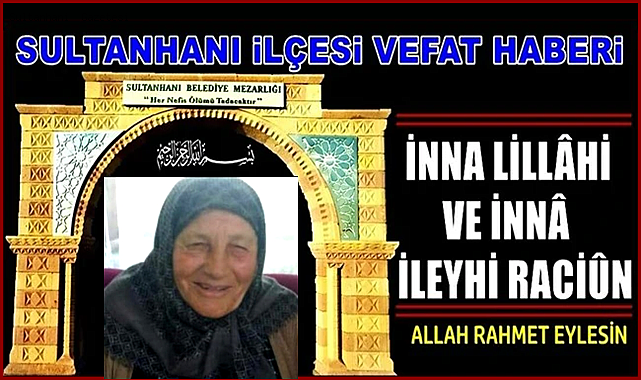 RECEP EŞİ ELİF ERGİN VEFAT ETTİ 17.08.2022 ÇARŞAMBA
