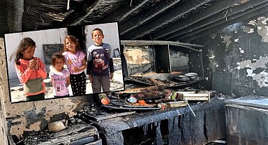 EVLERİ TAMAMEN YANAN 9 YAŞINDAKİ ŞİFA; "OKUL FORMAM VE BÜTÜN EŞYALARIM YANDI OKULA DA GİDEMİYORUM" 