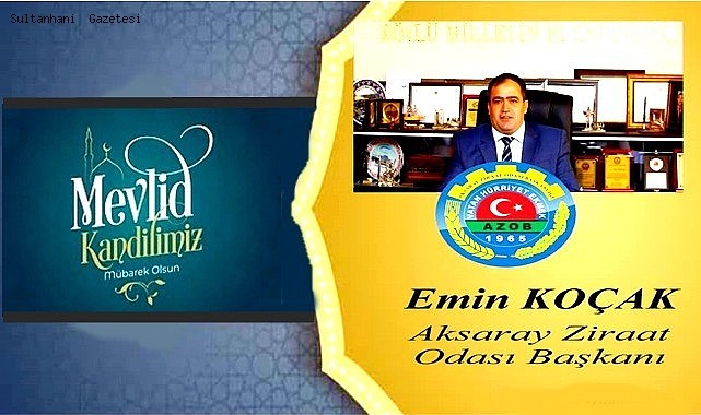 EMİN KOÇAK KANDİL MESAJI