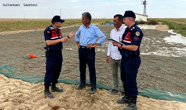 SULTANHANI JANDARMADAN ÇİFTÇİLERE HIRSIZLIK UYARISI
